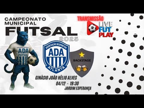 CAMPEONATO MUNICIPAL DE FUTSAL 2025 - Transmissão ao vivo de LiveFutPlay